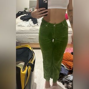 Bia Boro Green corduroy pants